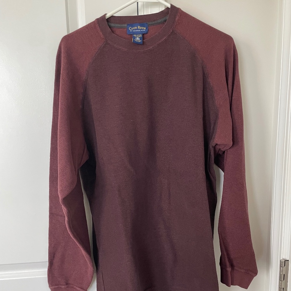 Men's Two-Toned Club Room Shirt, M